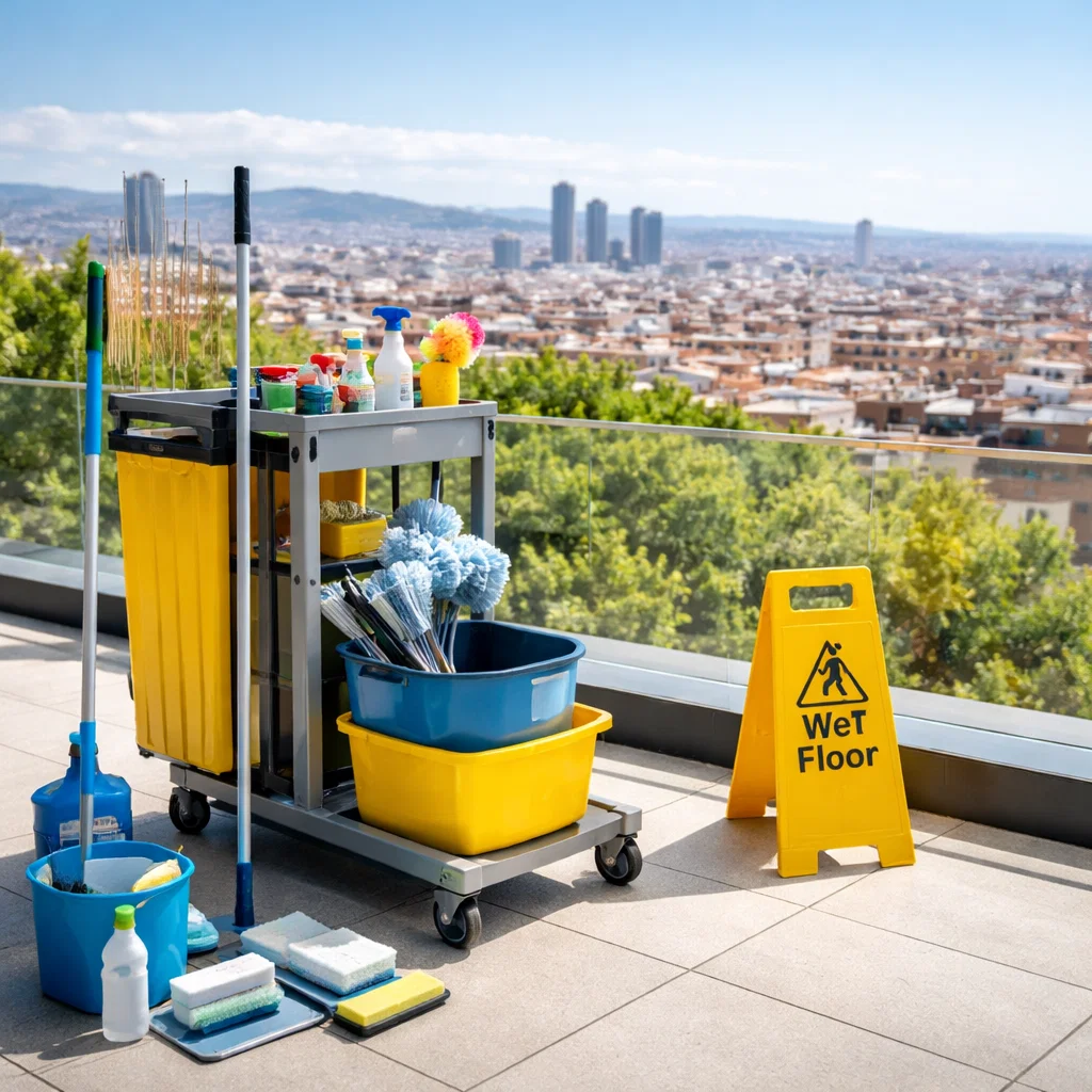 Servicio de limpieza y mantenimiento en Barcelona