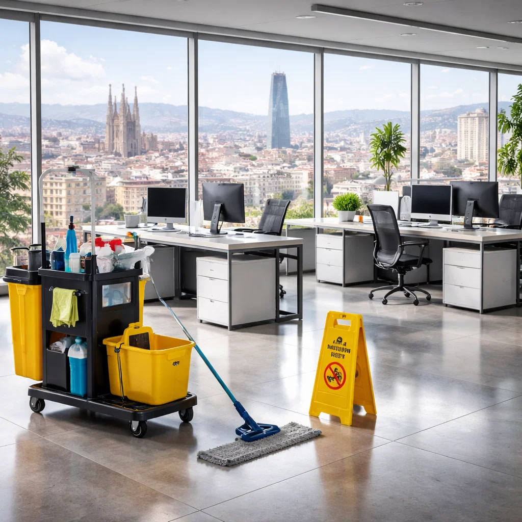 Limpieza de oficinas en Barcelona